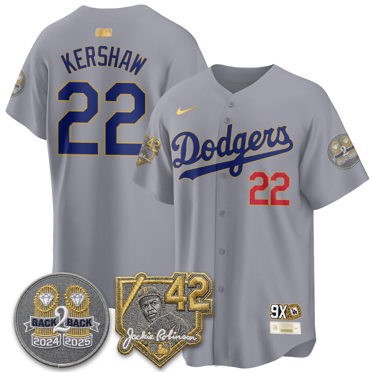 LAD -  2026 Jackie Robinson Day Vapor Limited Jersey - All Stitched