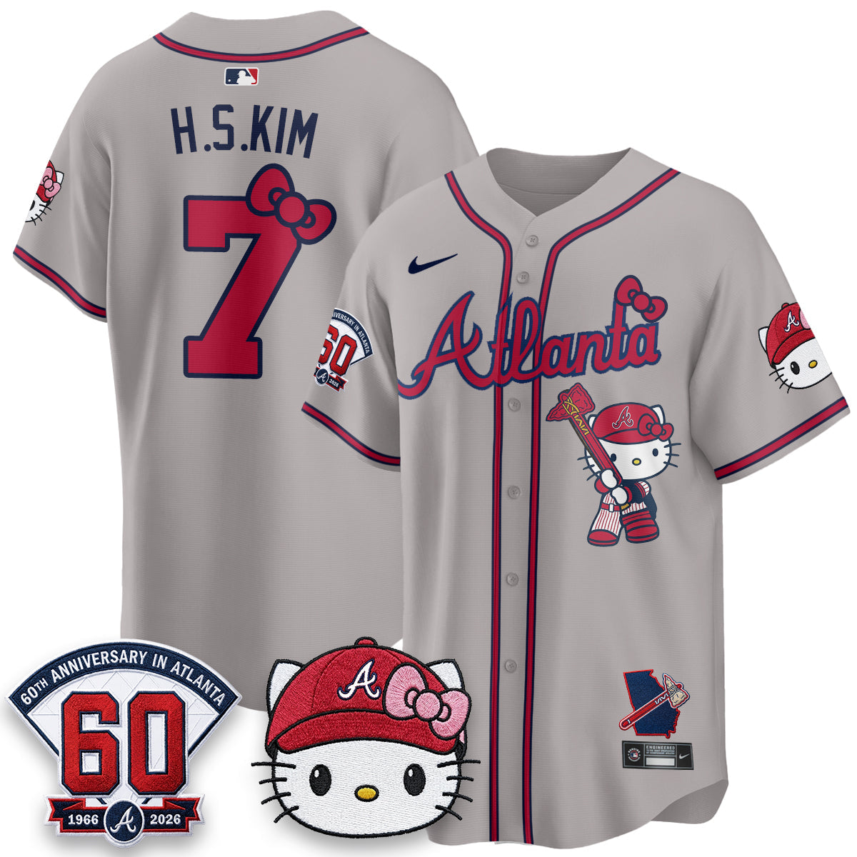 ATL x Meow KT 2026 Limited City Connect Jersey - Stitched