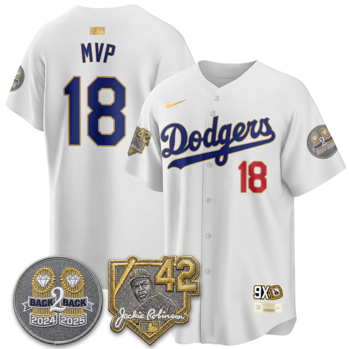 LAD -  2026 Jackie Robinson Day Vapor Limited Jersey - All Stitched