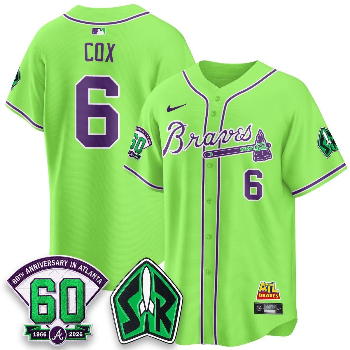 ATL 60th Anniversary Space Ranger Edition Vapor Limited Jersey - All Stitched