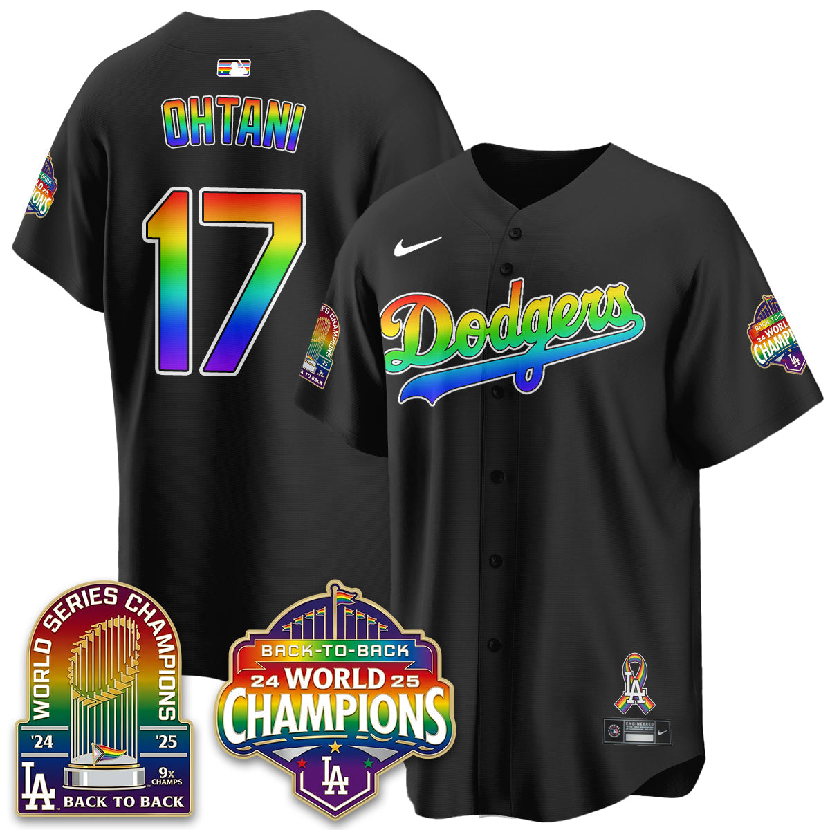 LAD Happy Pride Month Vapor Jersey - Stitched
