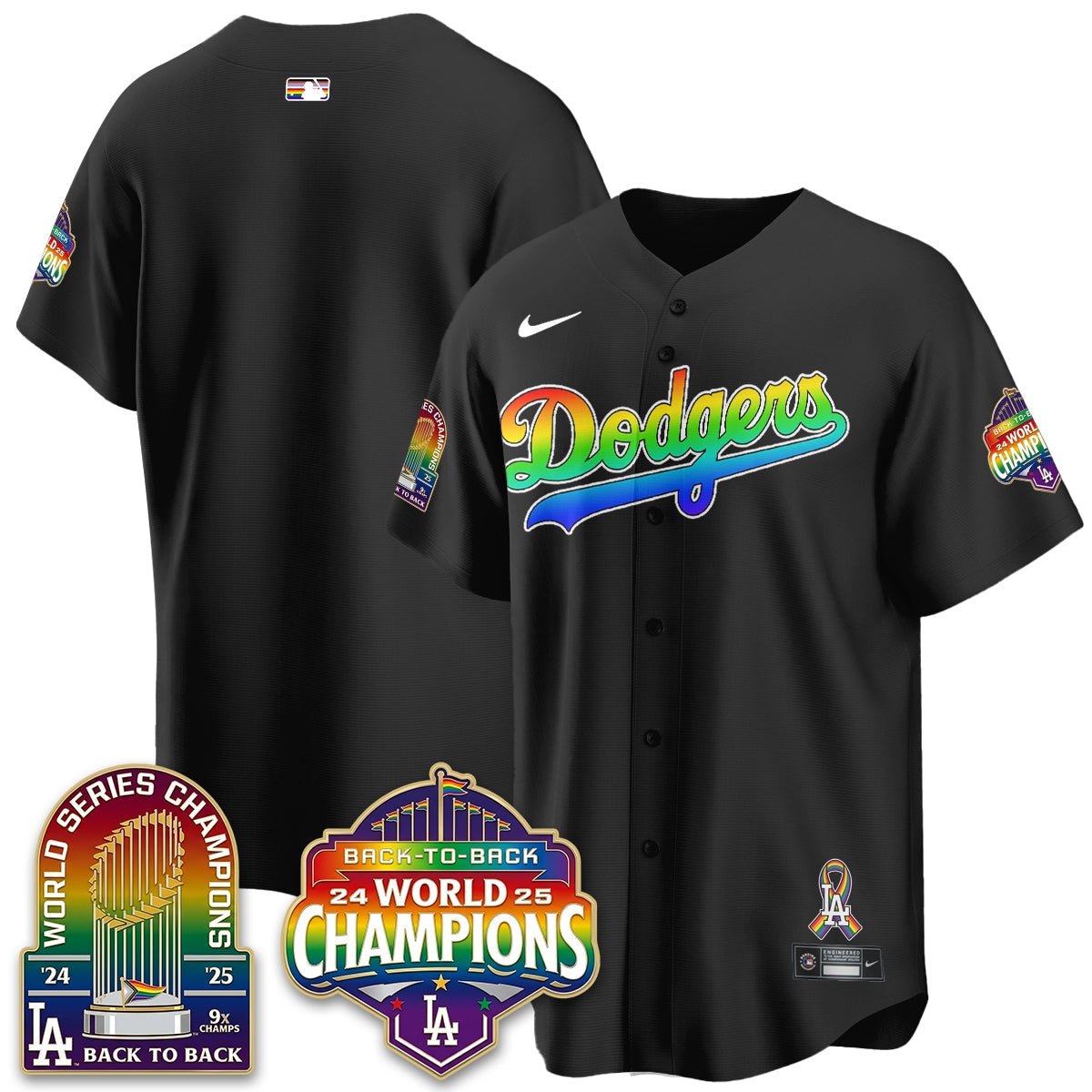 LAD Happy Pride Month Vapor Jersey - Stitched