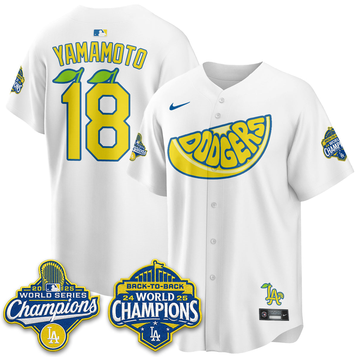 LAD Lemonade Collection Vapor Jersey - Stitched