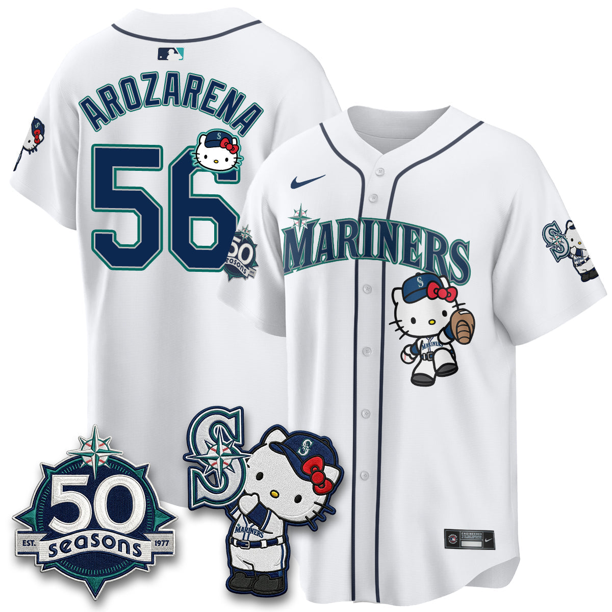 SEA x Meow KT Night Limited Teal Jersey - Stitched