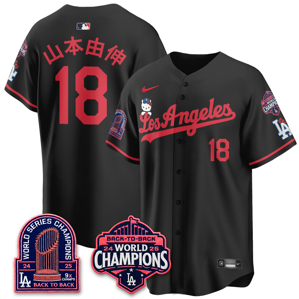 LAD x Hello Kitty Night 2026 Vapor Jersey - All Stitched - V2