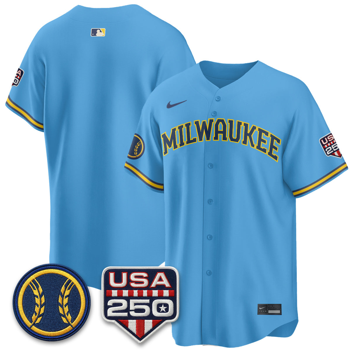 MIL Fourth of July Vapor Limited Jersey - Stitched