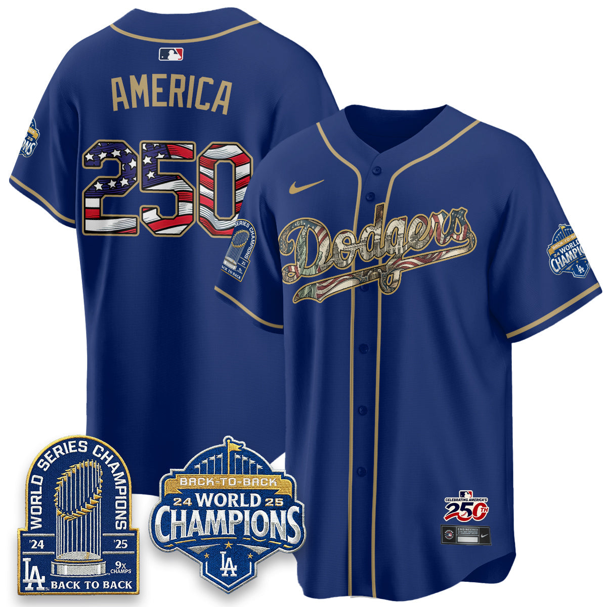 LAD 2026 Independence Day USA Vapor Limited Jersey - Stitched