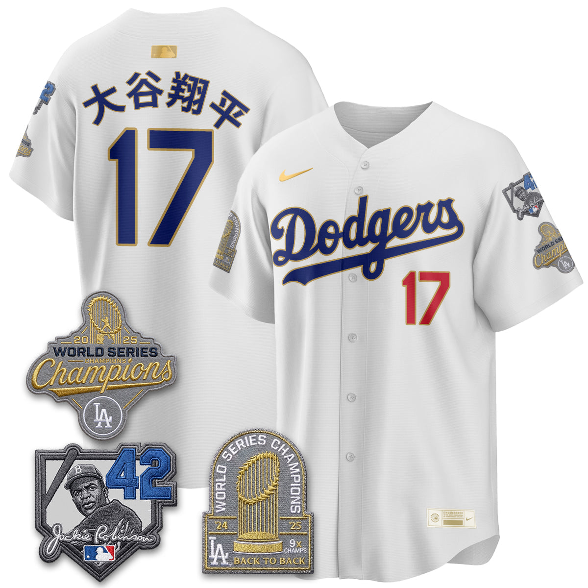 LAD 2026 Jackie Robinson New Era Vapor Limited Jersey - Stitched