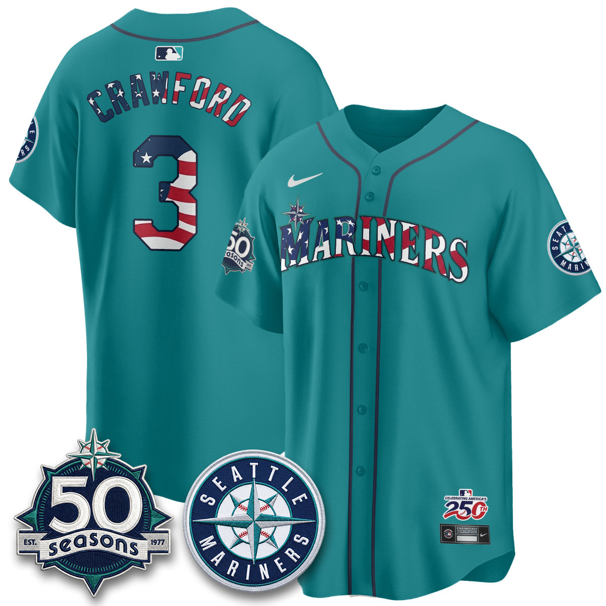 SEA Americana 2026 Vapor Limited Jersey - Stitched