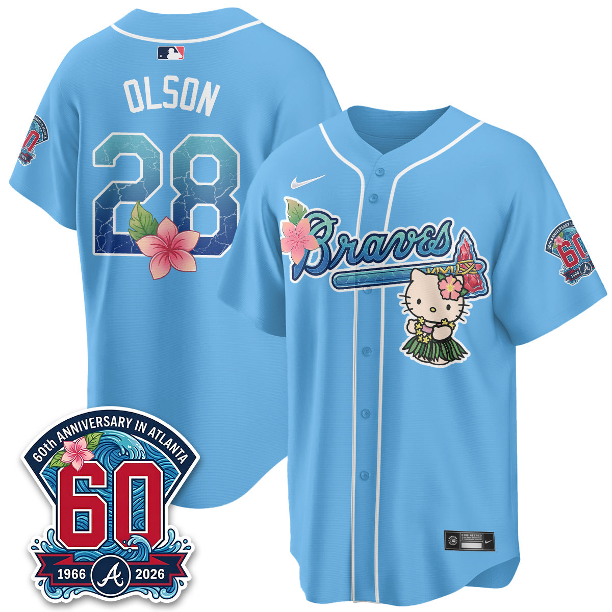 ATL x Meow Aloha Spirit Vapor Jersey - Stitched
