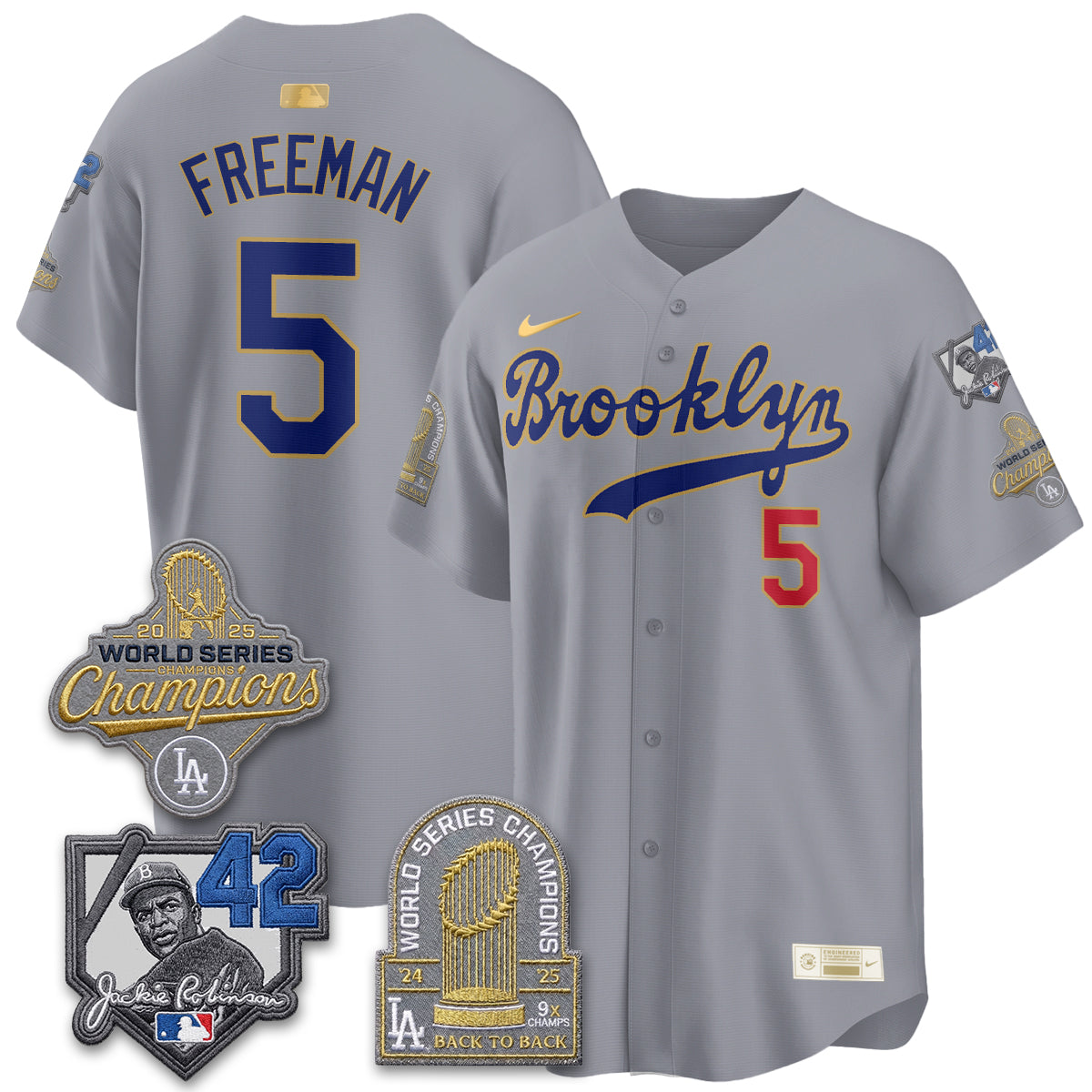 LAD 2026 Brooklyn Jackie Robinson Limited Jersey - All Stitched