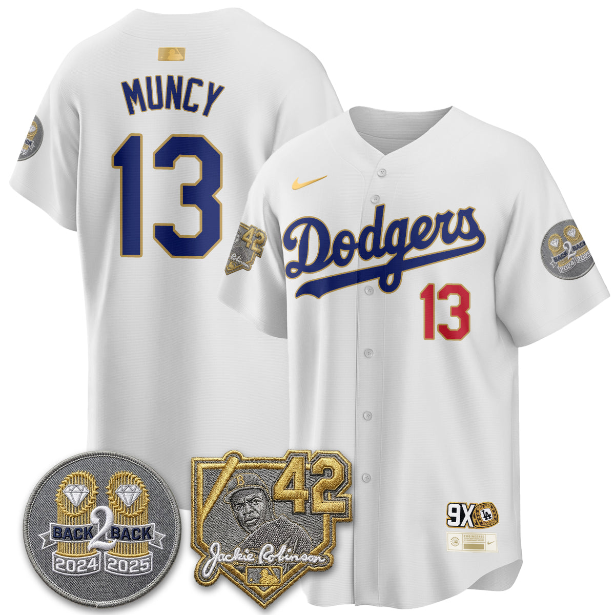 LAD -  2026 Jackie Robinson Day Vapor Limited Jersey - All Stitched