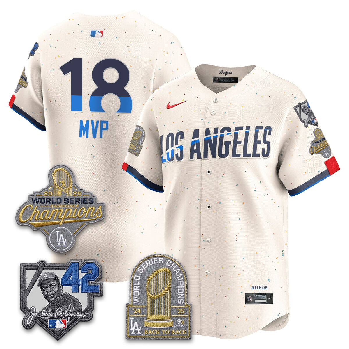 LAD 2026 Jackie Robinson New Era Vapor Limited Jersey - Stitched