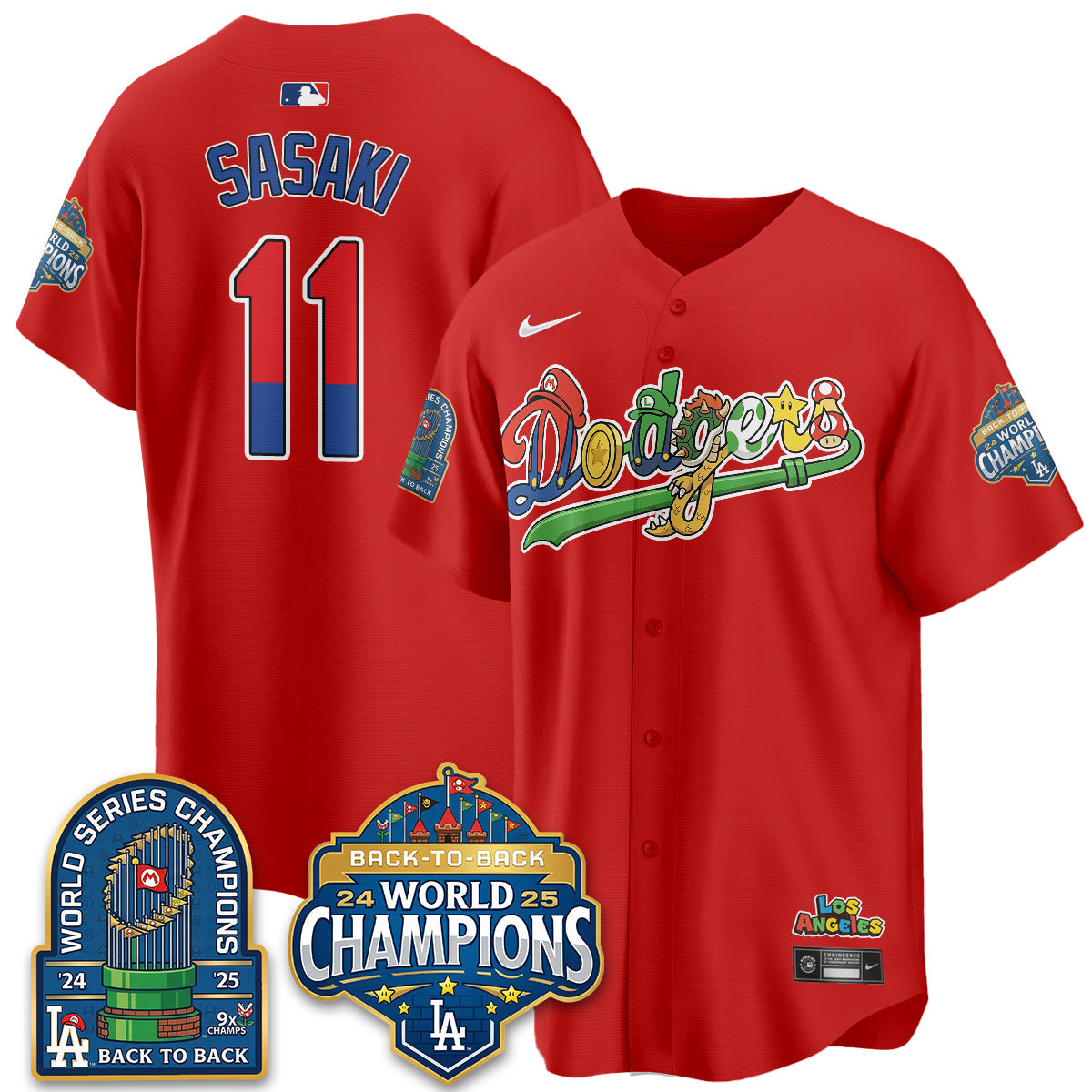 LAD x The Red Plumber Vapor Jersey - Printed