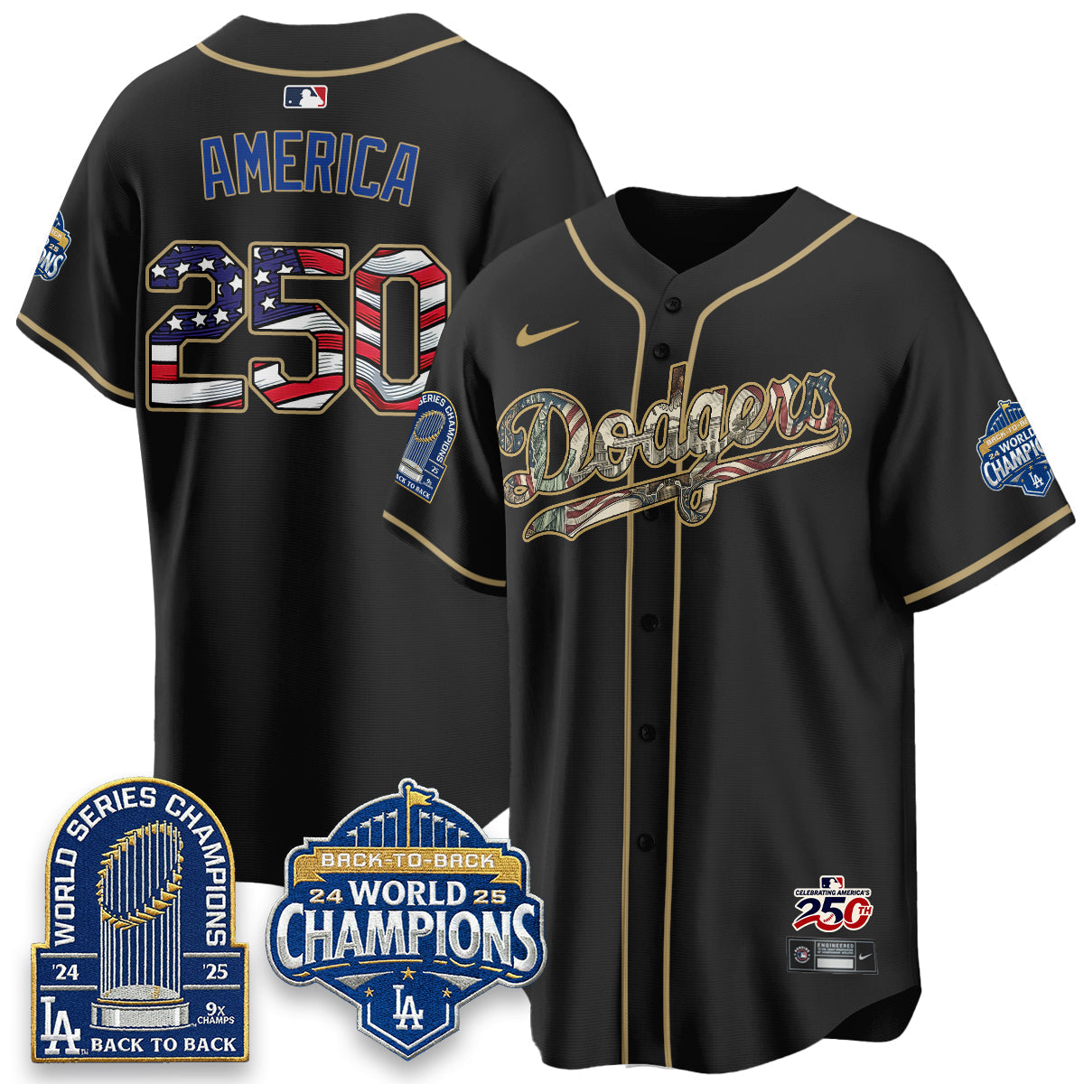 LAD 2026 Independence Day USA Vapor Limited Jersey - Stitched