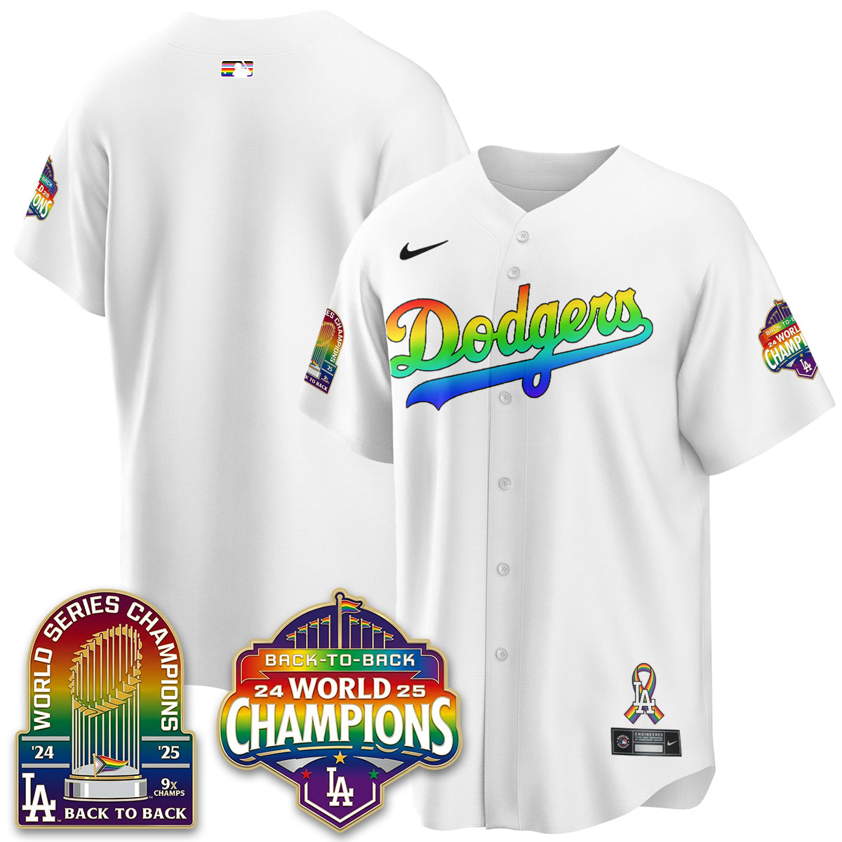 LAD Happy Pride Month Vapor Jersey - Stitched