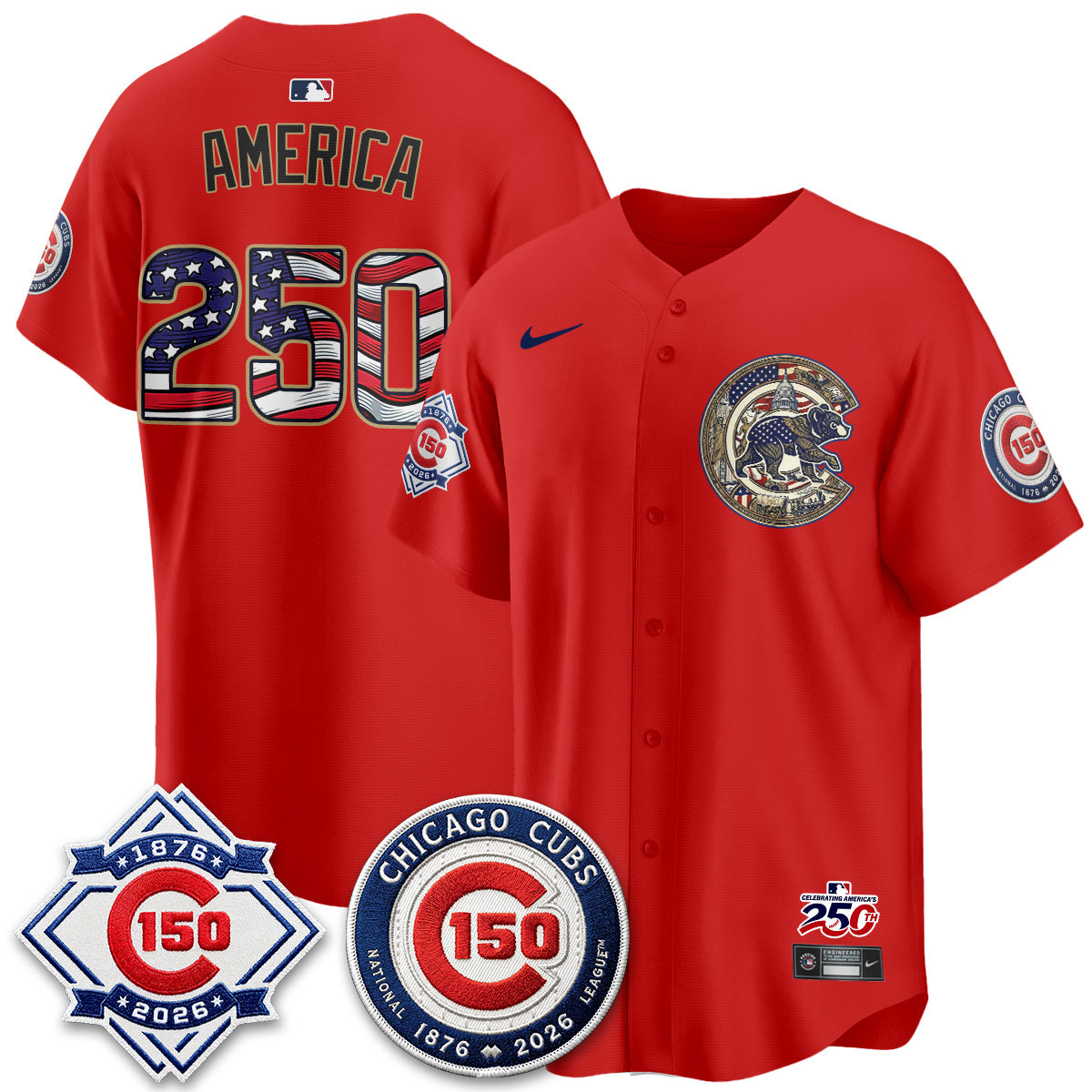 CHC 2026 Independence Day USA Vapor Limited Jersey - Stitched