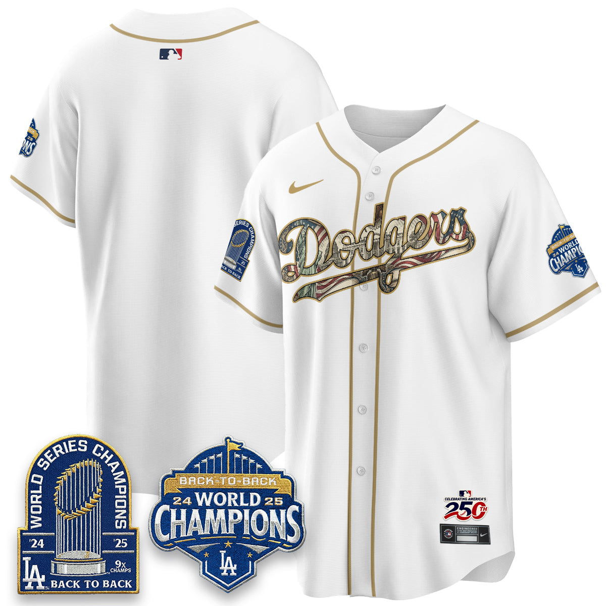 LAD 2026 Independence Day USA Vapor Limited Jersey - Stitched
