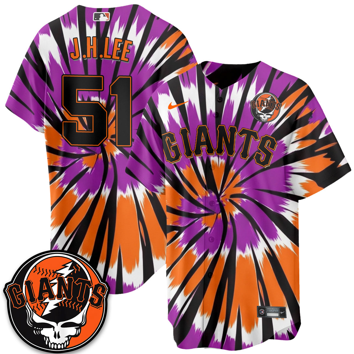 SF x Grateful Dead Vapor Jersey V2 - Stitched