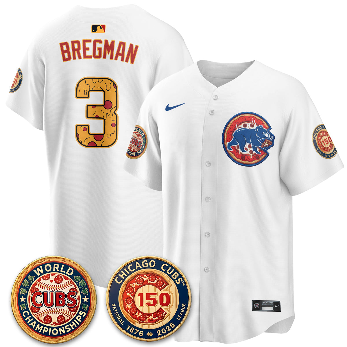 CHC Deep Dish Pizza Vapor Limited Jersey - Stitched