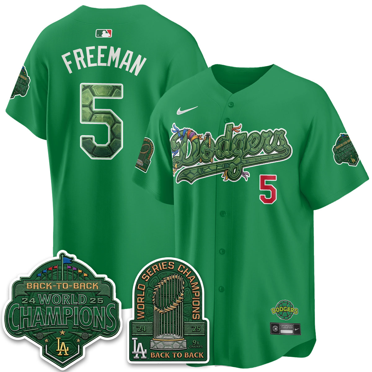 LAD x TMNT 2026 Vapor Jersey - Stitched