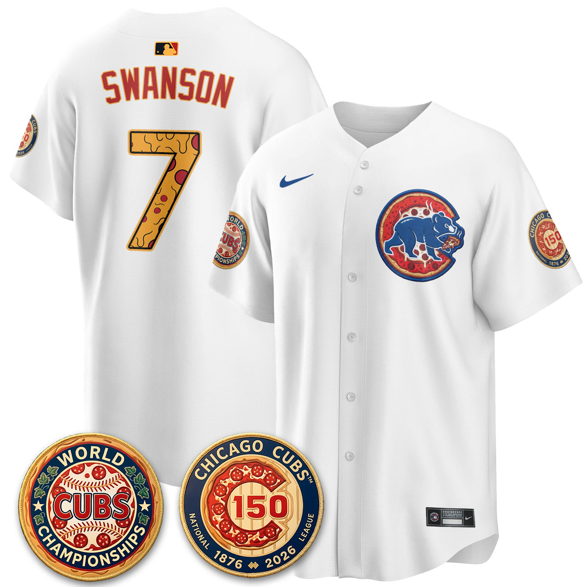 CHC Deep Dish Pizza Vapor Limited Jersey - Stitched