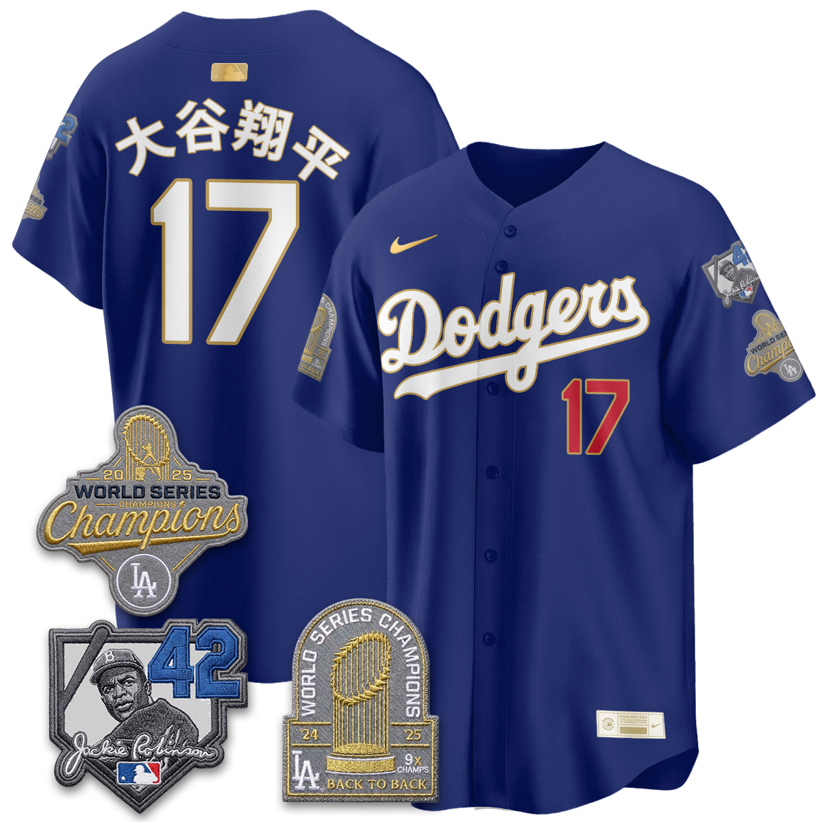 LAD 2026 Jackie Robinson New Era Vapor Limited Jersey - Stitched