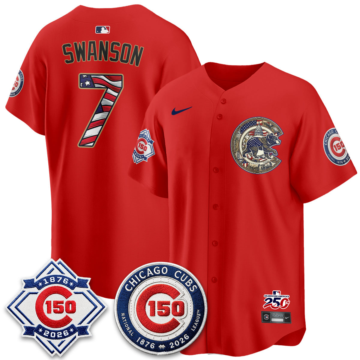 CHC 2026 Independence Day USA Vapor Limited Jersey - Stitched