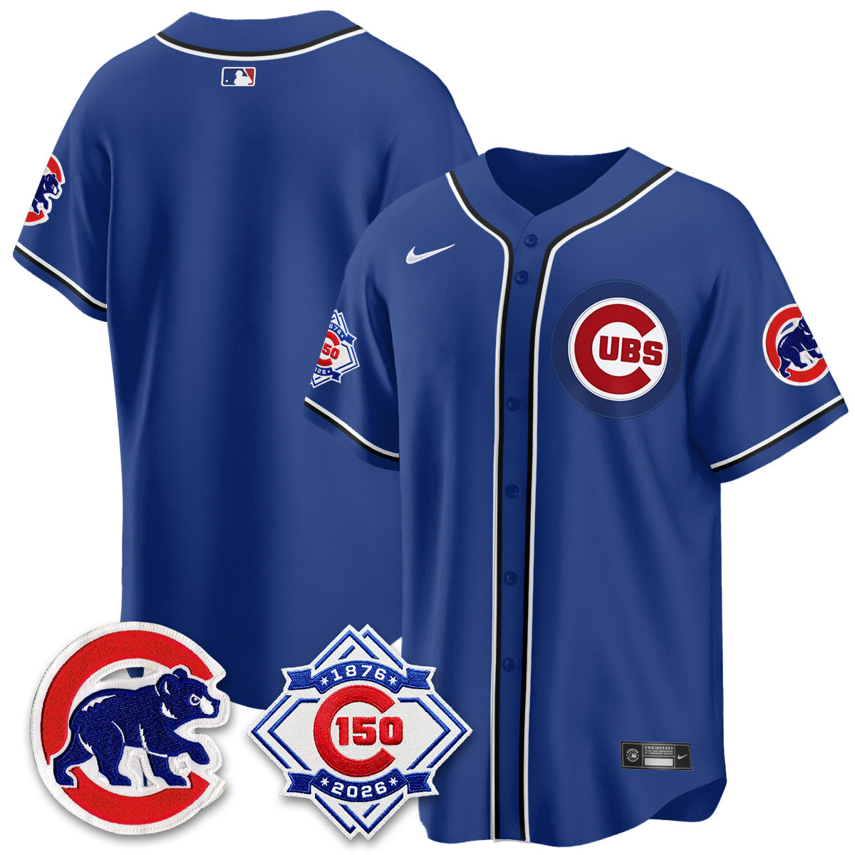 CHC 150th Anniversary Black Out Style Vapor Premier Limited Jersey - All Stitched