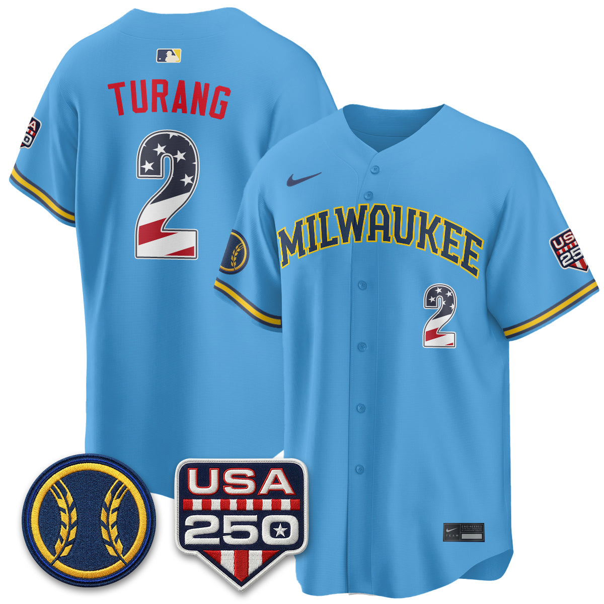 MIL Fourth of July Vapor Limited Jersey - Stitched