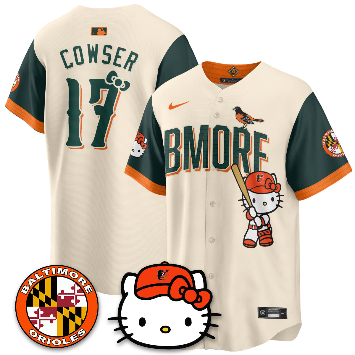 BAL x Meow Kitty Limited City Connect Jersey - Stitched