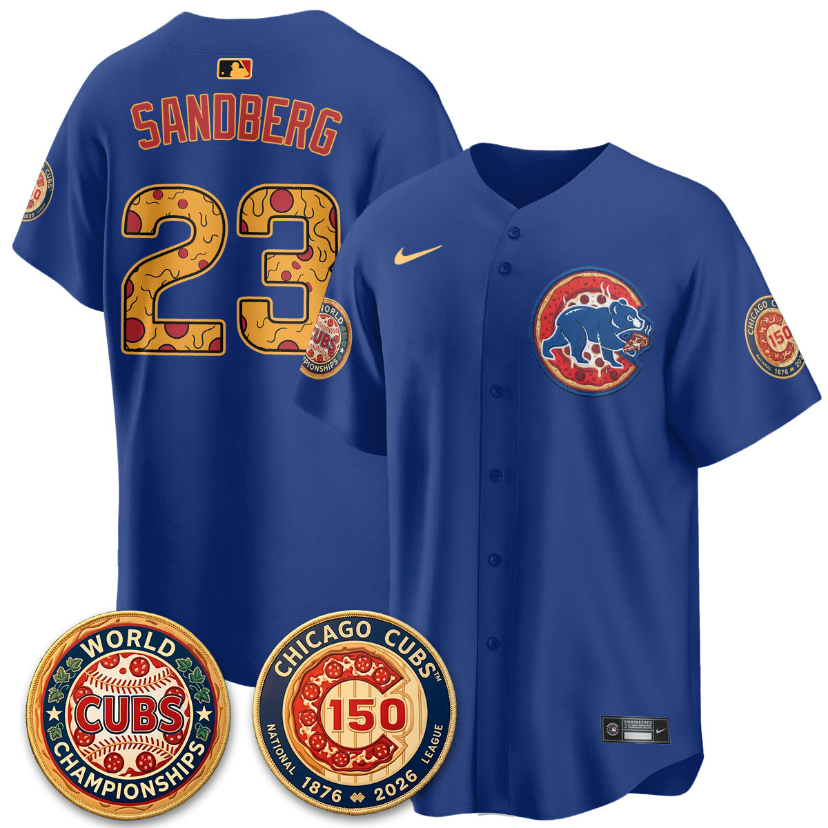 CHC Deep Dish Pizza Vapor Limited Jersey - Stitched