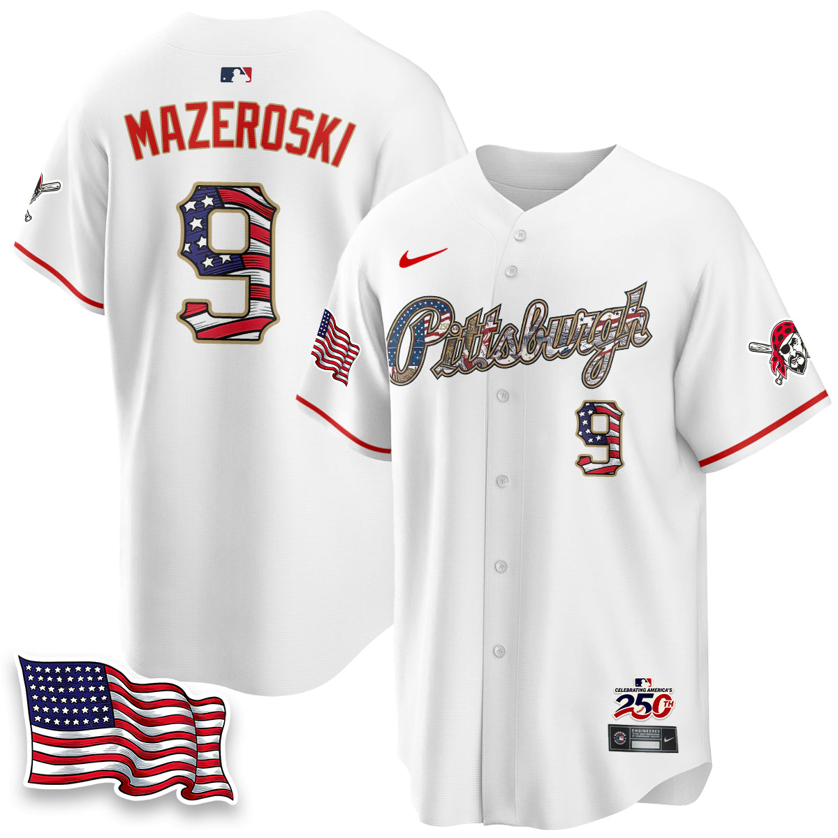 PIT 2026 Independence Day USA Vapor Limited Jersey - Stitched