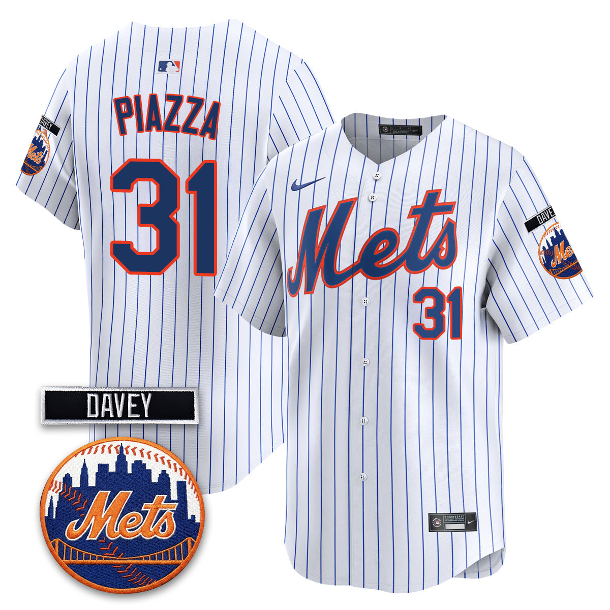 NYM 2026 Davey Johnson Memorial Vapor Limited Jersey - All Stitched