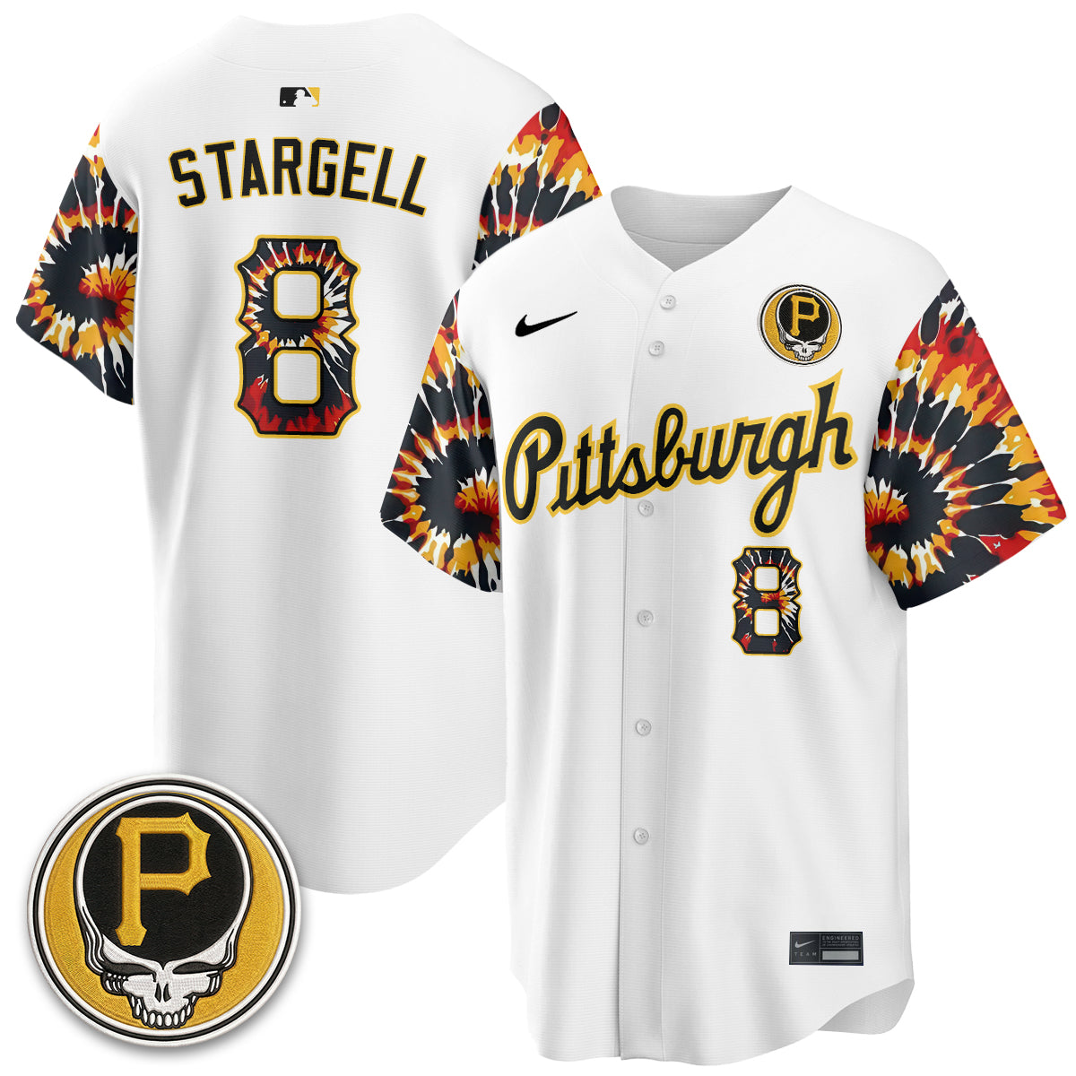 PIT x Grateful Dead Vapor Limited Jersey - Stitched