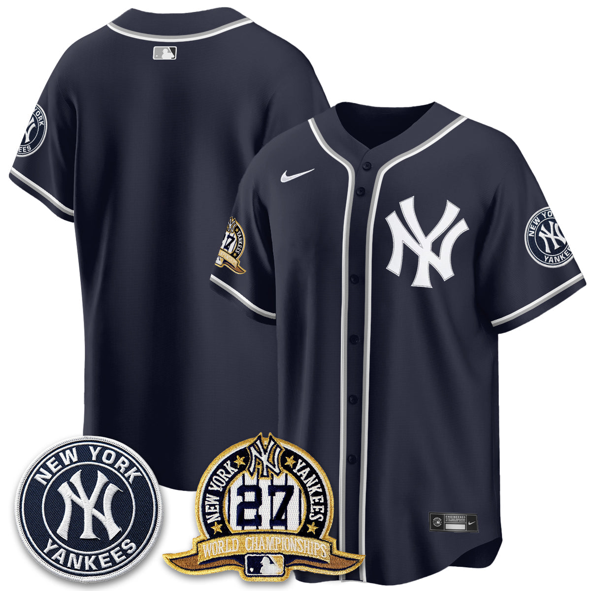 NYY 2026 Black Out Style Vapor Limited Jersey - All Stitched