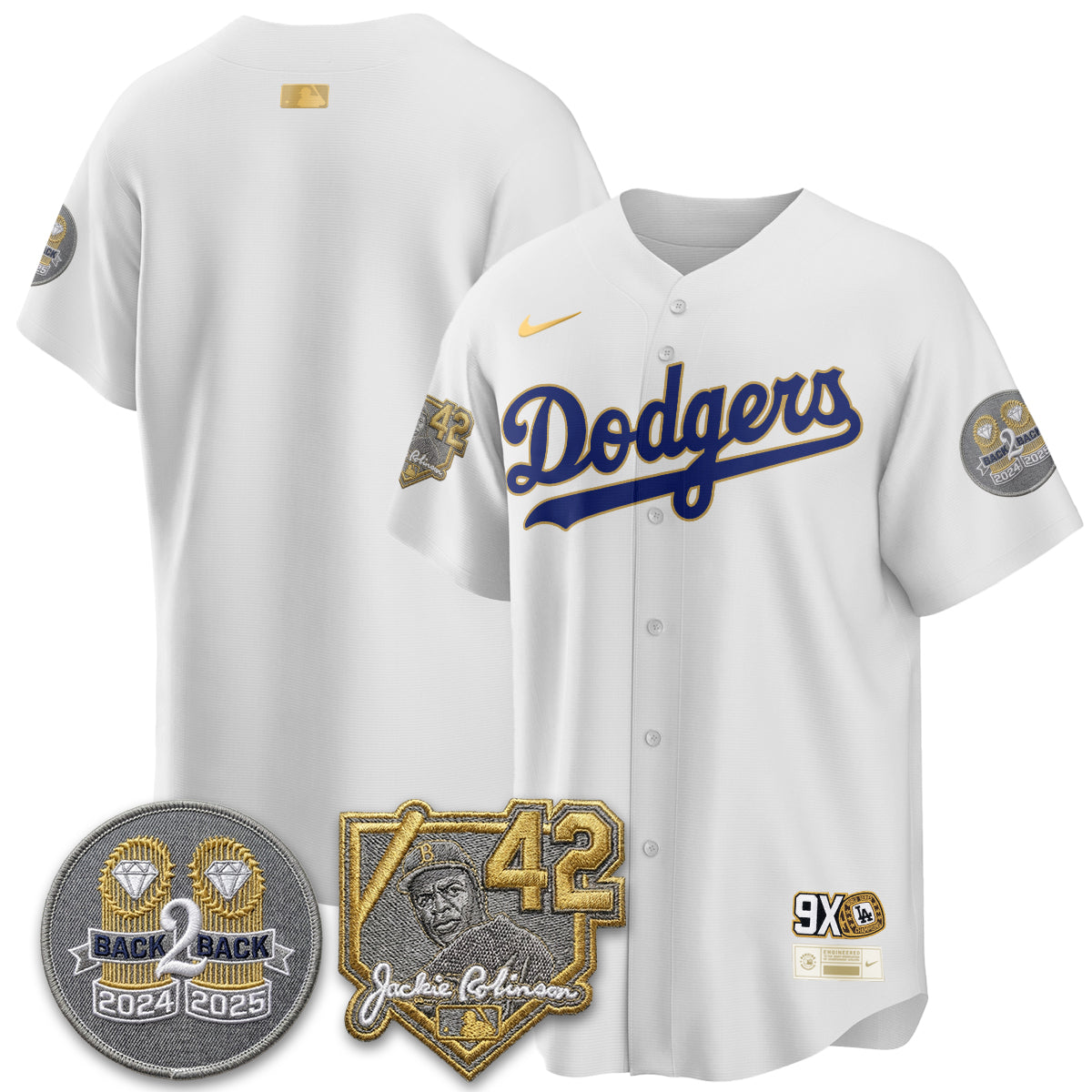 LAD -  2026 Jackie Robinson Day Vapor Limited Jersey - All Stitched