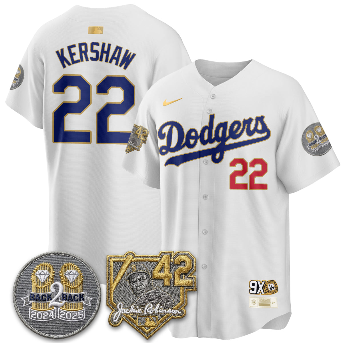 LAD -  2026 Jackie Robinson Day Vapor Limited Jersey - All Stitched