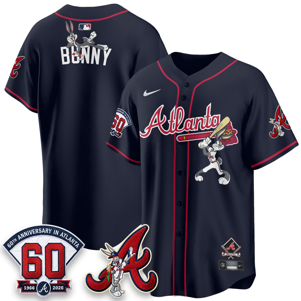 ATL x Bunny Vapor Premier Limited Jersey - Stitched