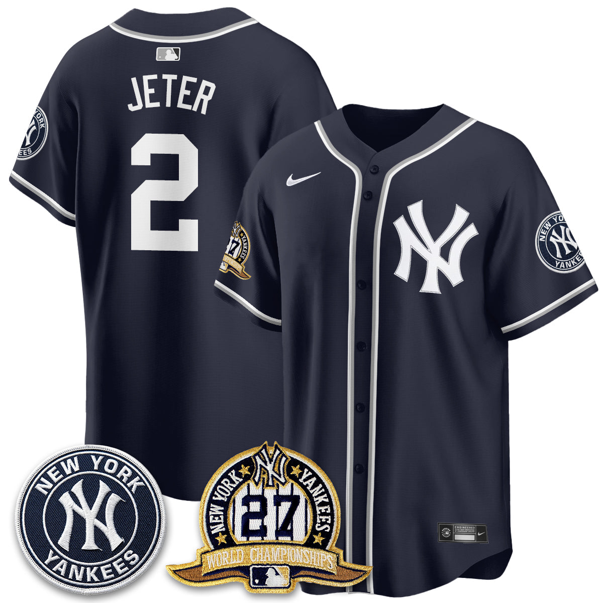 NYY 2026 Black Out Style Vapor Limited Jersey - All Stitched