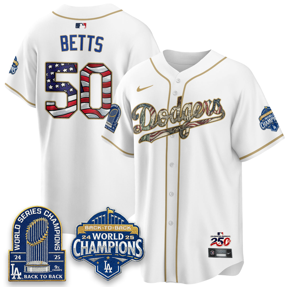 LAD 2026 Independence Day USA Vapor Limited Jersey - Stitched