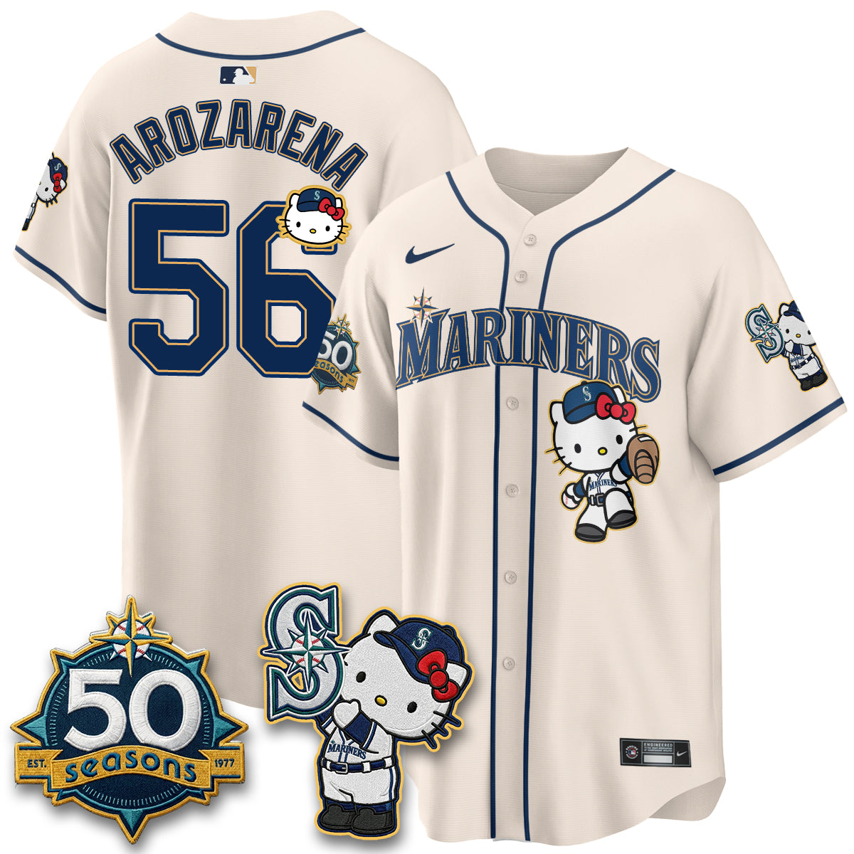 SEA x Meow KT Night Limited Teal Jersey - Stitched