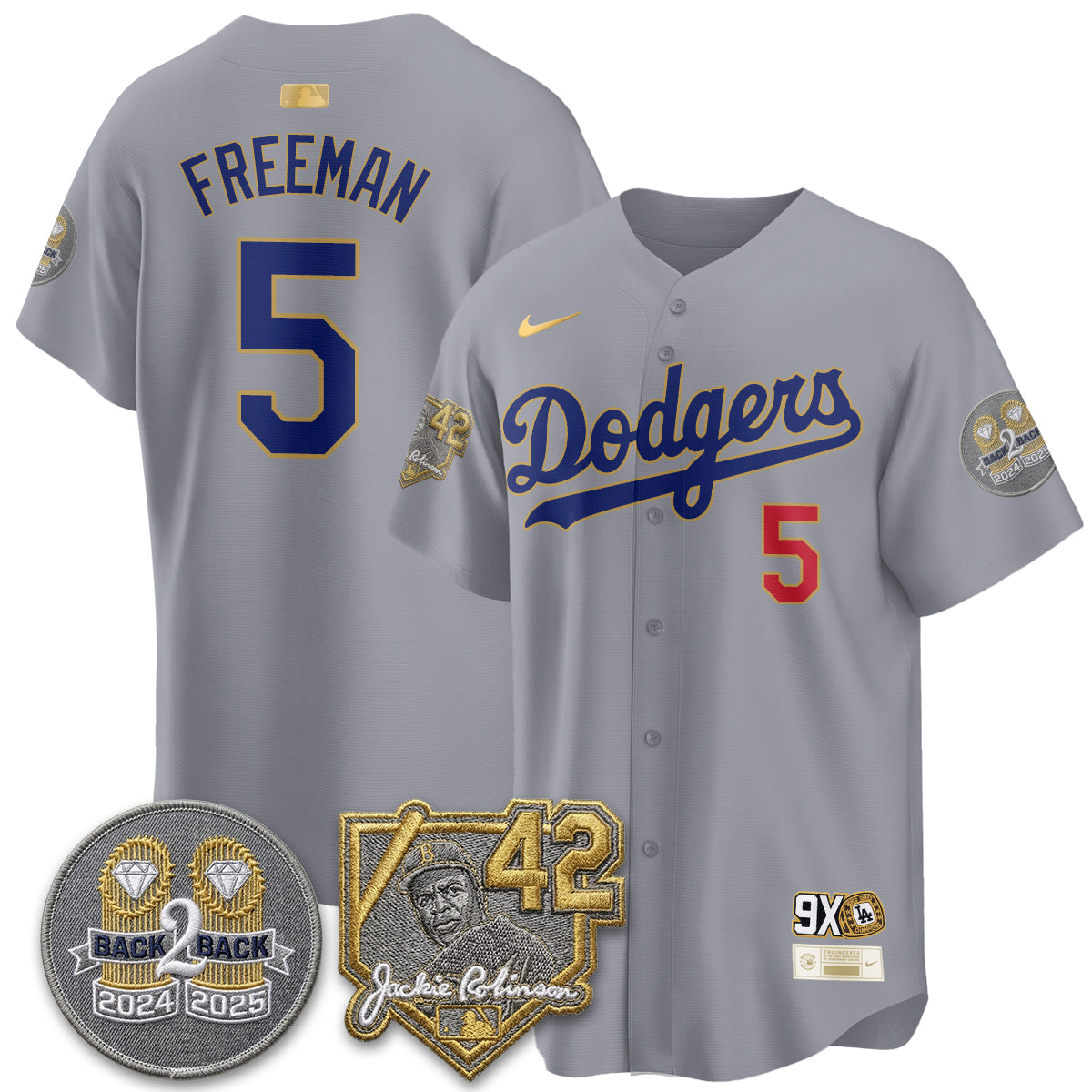 LAD -  2026 Jackie Robinson Day Vapor Limited Jersey - All Stitched
