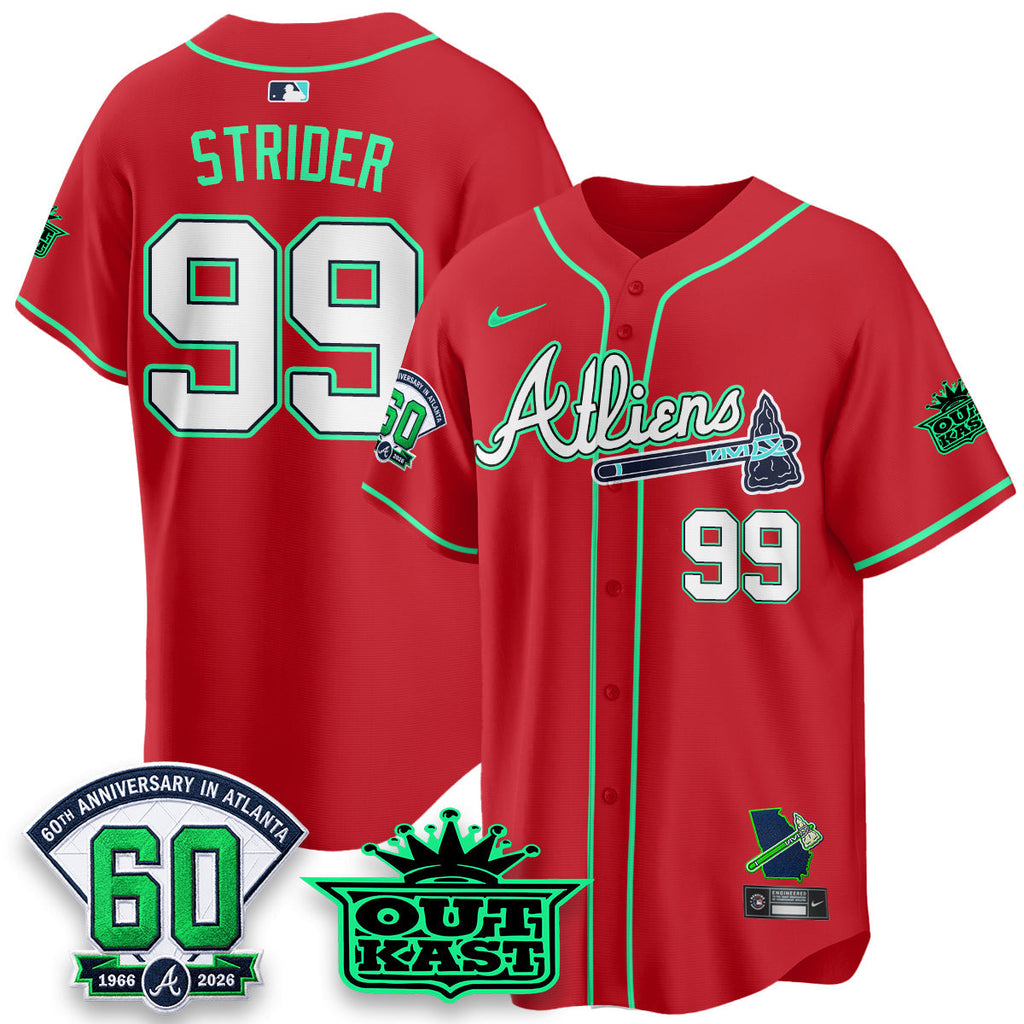 ATL x Atliens Cool Base Galaxy Version Jersey - Stitched (44)