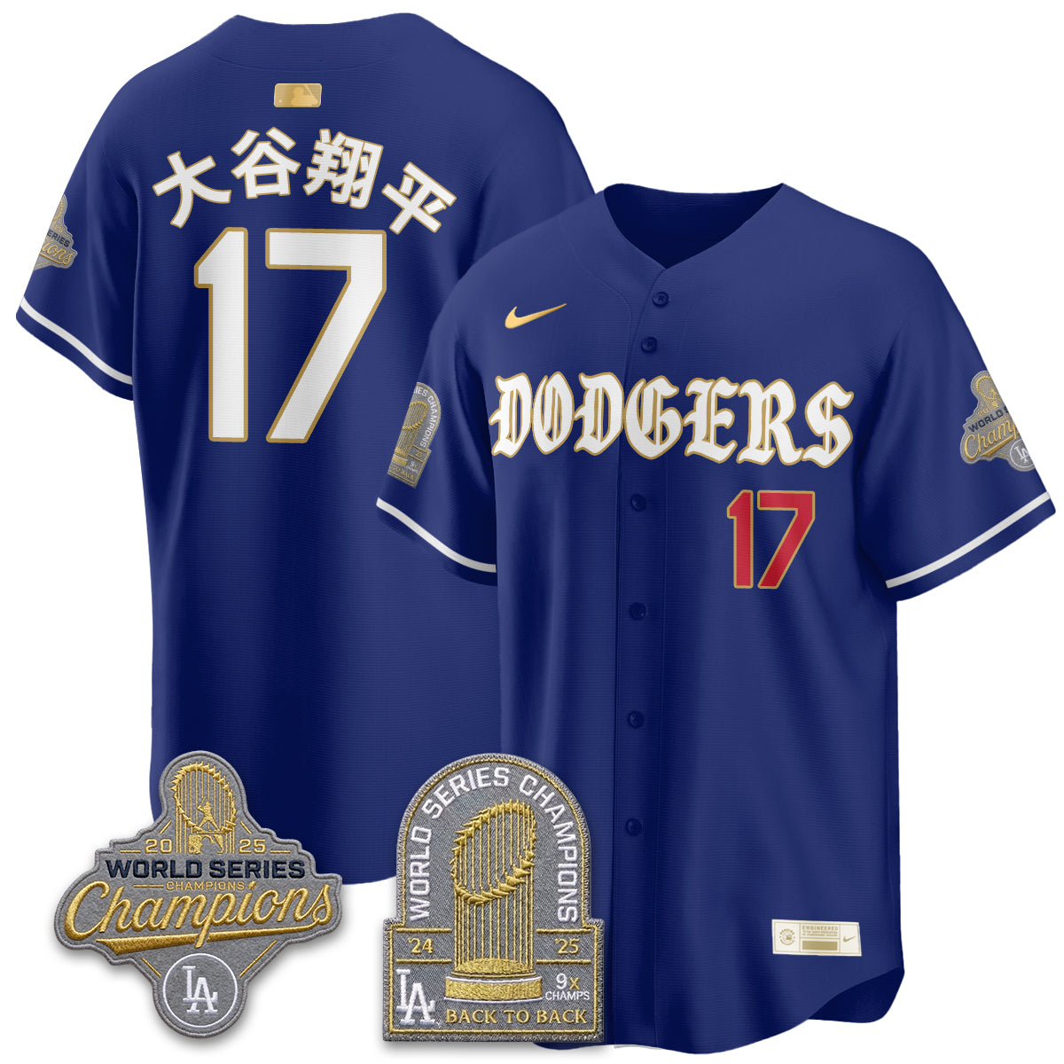 LAD Vapor Limited Jersey - Back to Back 9x Champs - All Stitched