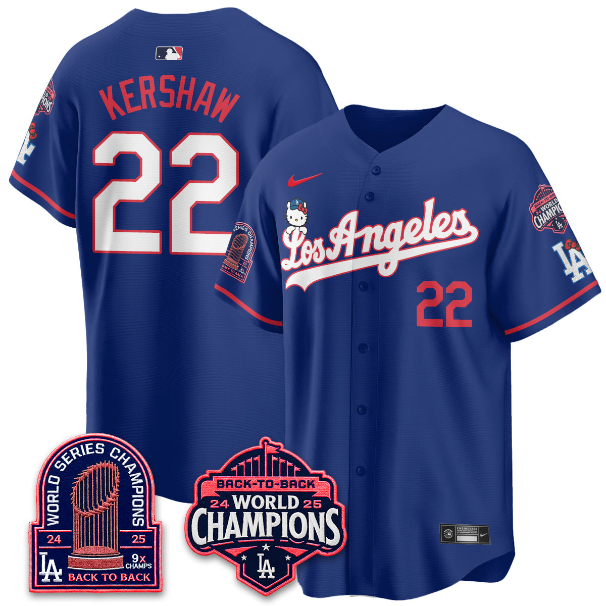 LAD x Hello Kitty Night 2026 Vapor Jersey - All Stitched - V2