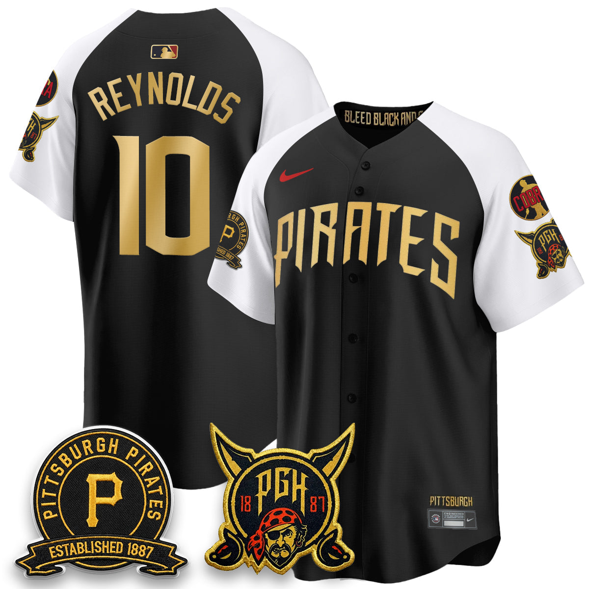 PIT Vapor Limited Jersey - Cobra & Est 1887 Patch - All Stitched
