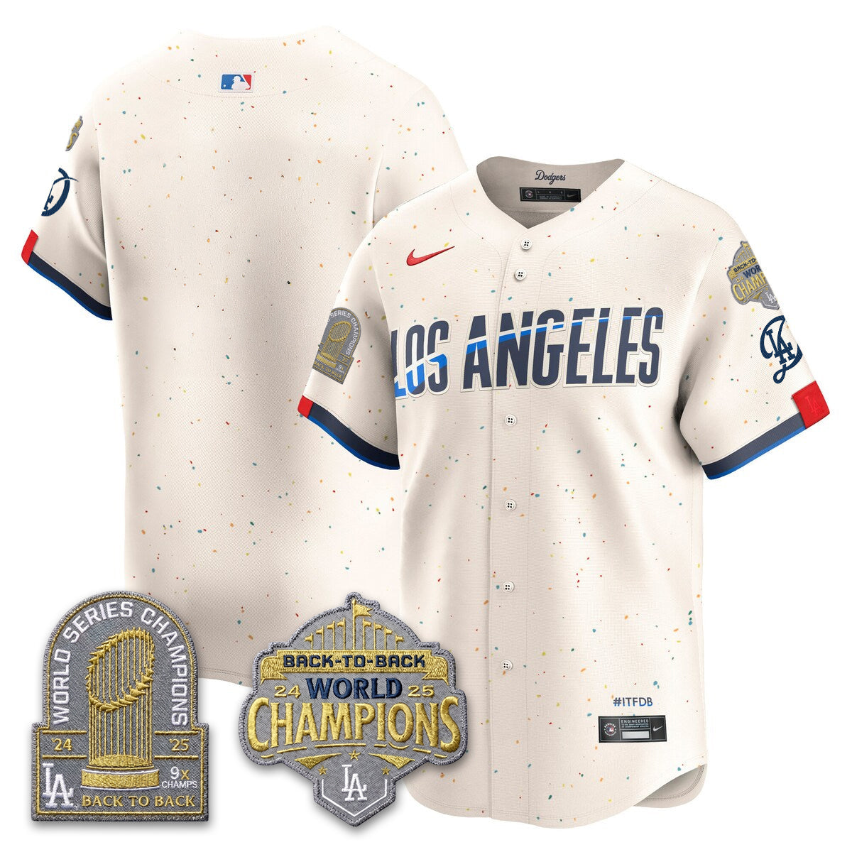LAD Gold Collection Vapor Limited Jersey - 9x & B2B Champs - All Stitched