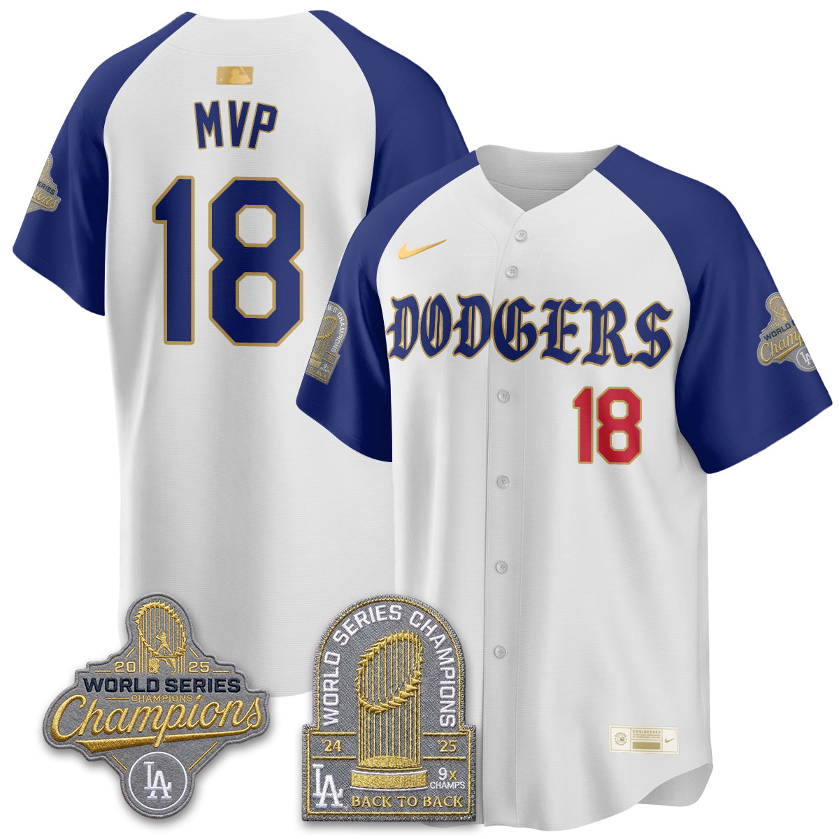 LAD Vapor Limited Jersey - Back to Back 9x Champs - All Stitched
