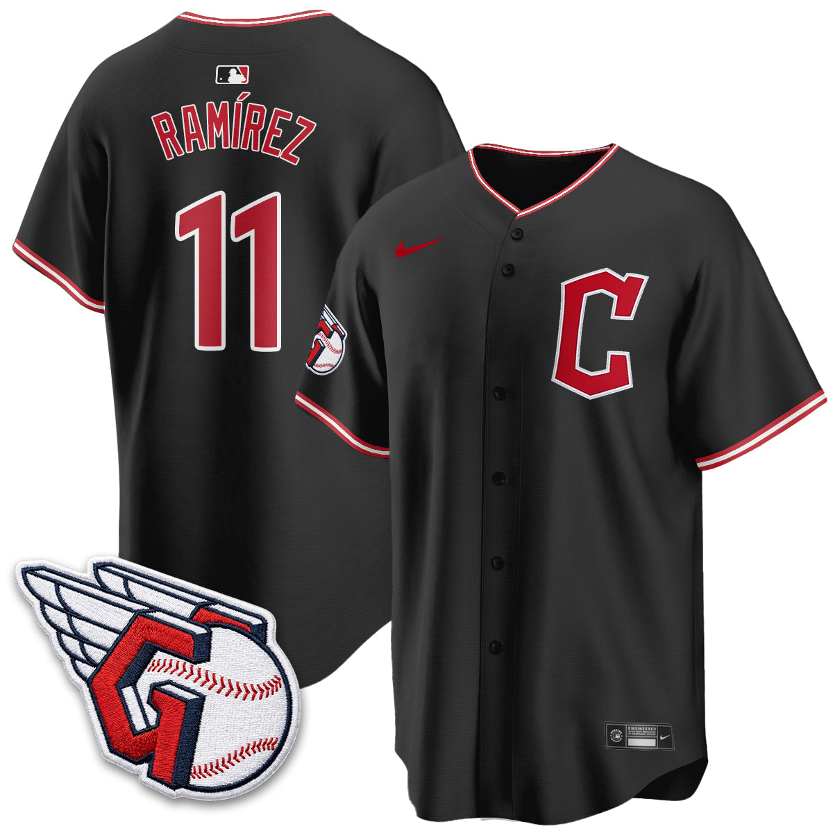 CLE 2026 Black Out Style Limited Vapor Jersey - All Stitched